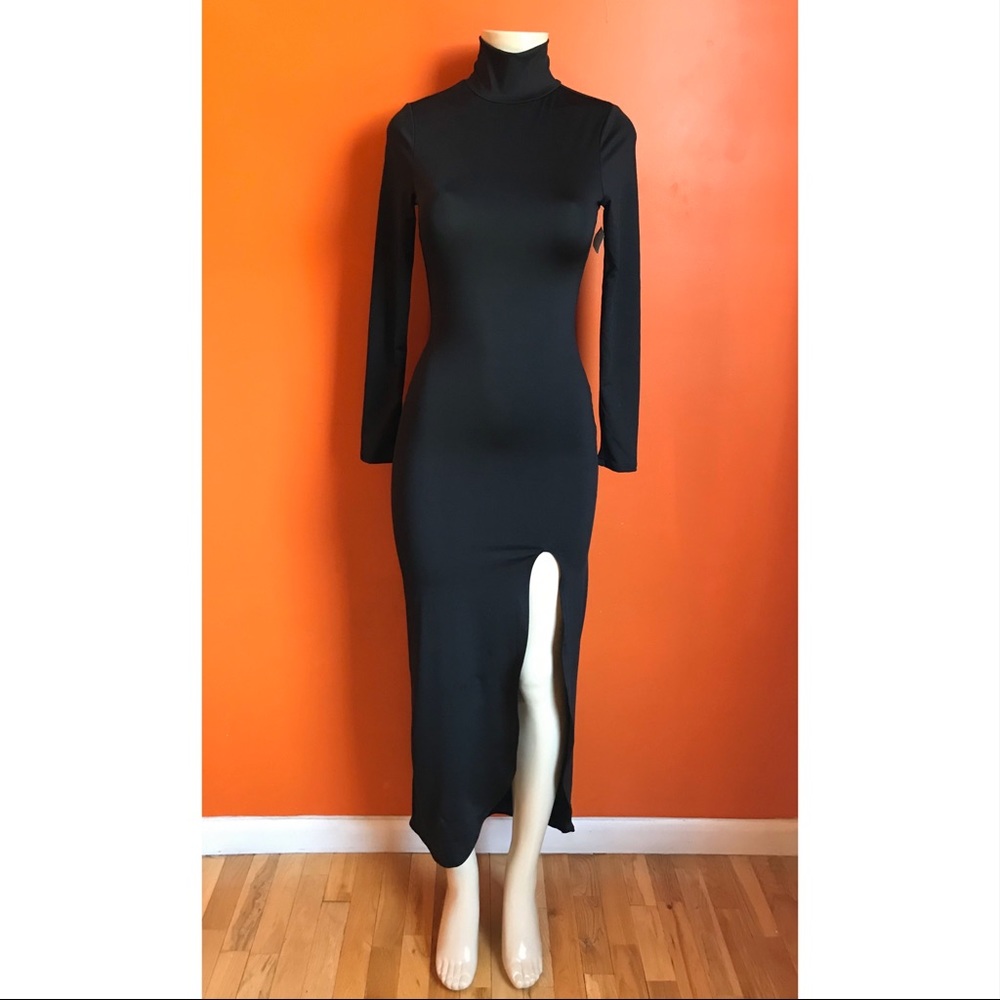 High Split Bodycon Dress